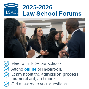 2022-2023 Law School Forums: Meet with 100+ law schools. Attend online or in-person. Learn about the admission process, financial aid, and more. Get answers to your questions.