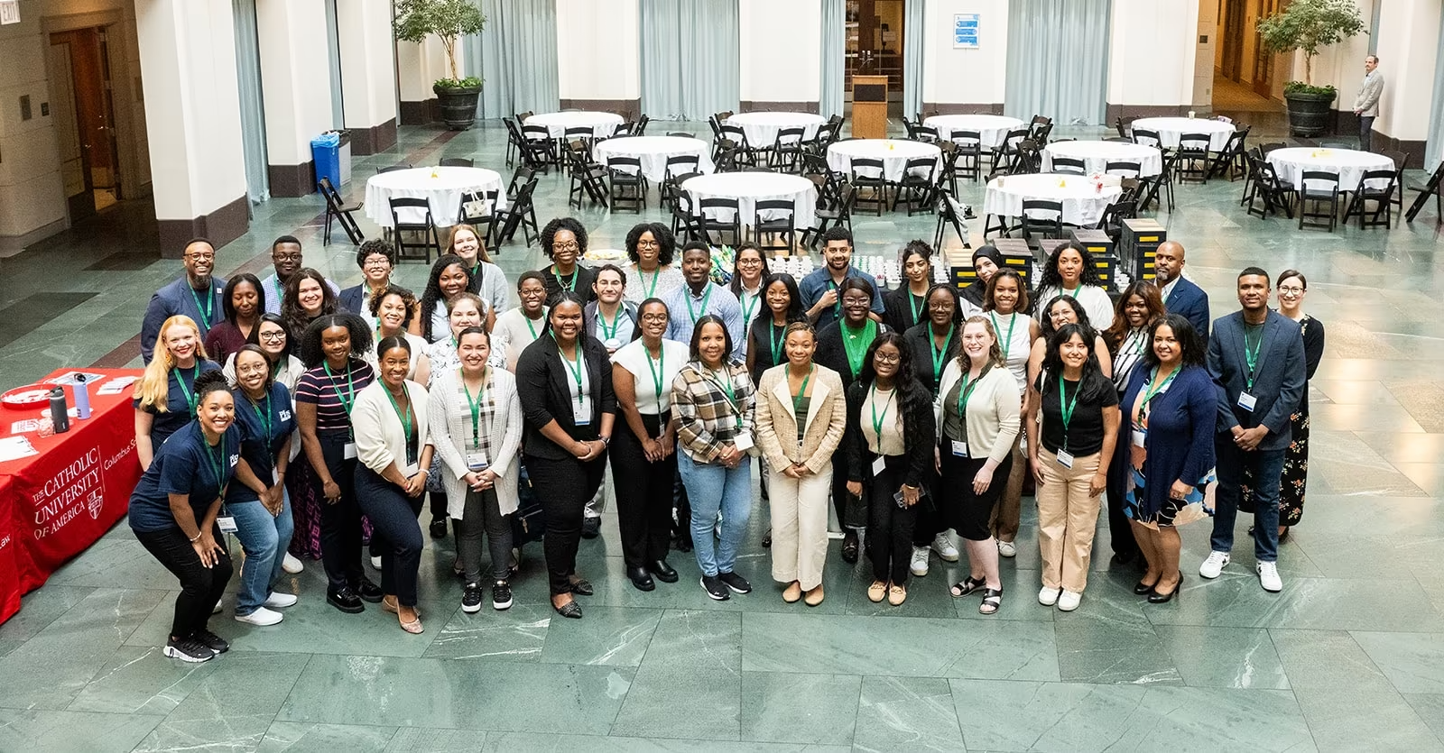 Group of diverse law students