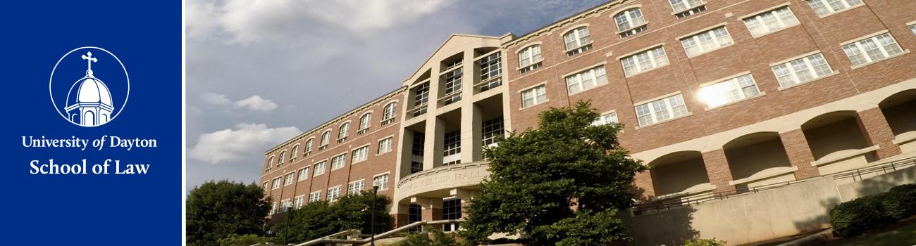 exterior photo of Keller Hall, School of Law building