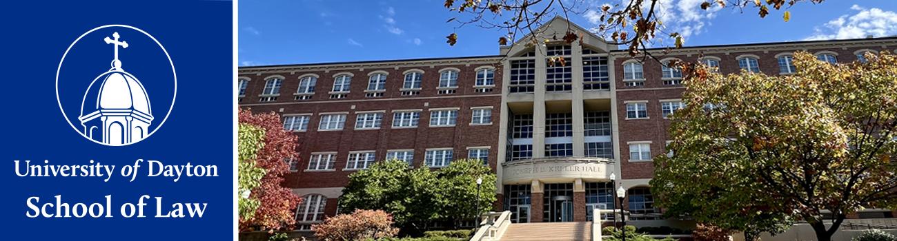 exterior photo of Keller Hall, School of Law building
