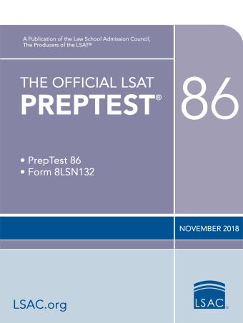 The Official LSAT Preptest 86 - November 2018
