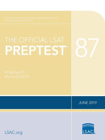 The Official LSAT Preptest 87 - June 2019