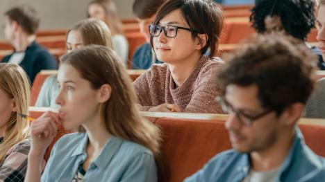 Law Students in lecture hall