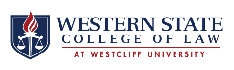 Logo for Western State College of Law at Westcliff University