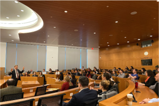 Interior of lecture hall