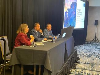 LSAC Executive Vice President and Chief of Staff, Susan Krinsky along with Anthony Ricciardi, vice president for candidate services at LSAC and James Lorie, director of assessment development at LSAC, led the session “What’s in the Future for the LSAT?” during the final day of the 2022 LSAC Annual Meeting and Educational Conference.