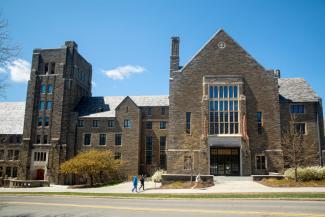 Myron Taylor Hall building front exterior view