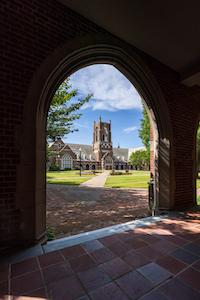 Archway of Richmond School of Law campus