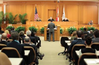 FIU law students in courtroom