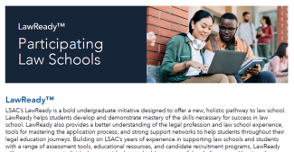 LawReady: Participating Law Schools PDF thumbnail image