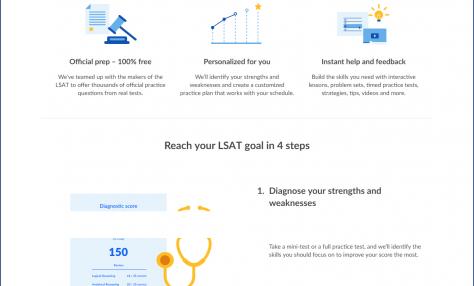 Khan Academy LSAT Prep website