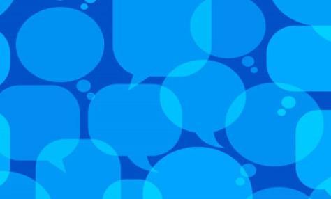 Cluster of chat bubbles