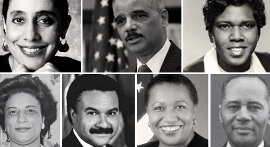 Collage of prominent Black legal figures