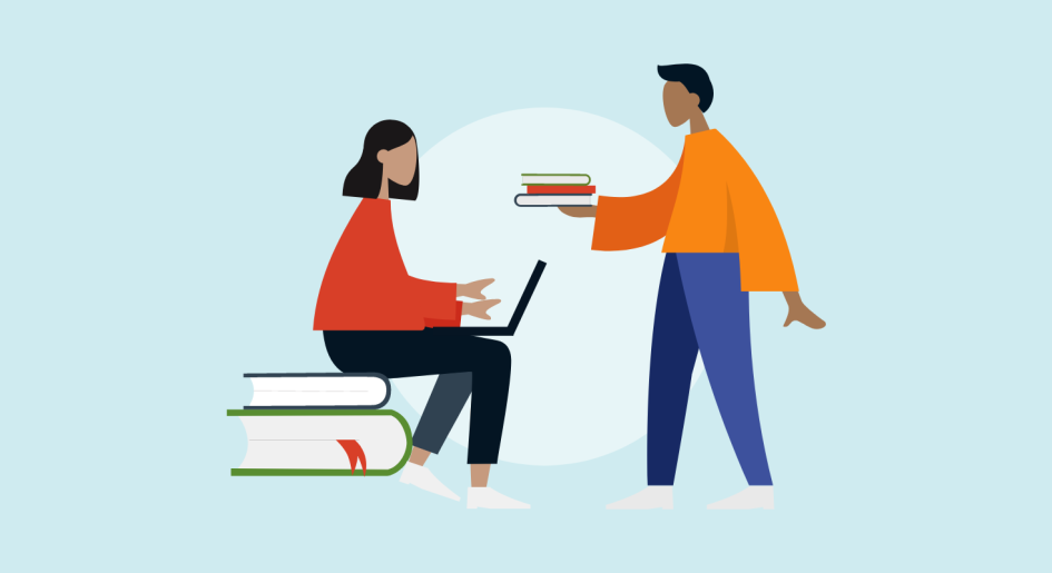 law students with books