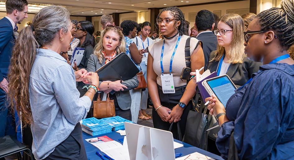 Law school candidates at LSAC Law School Forum