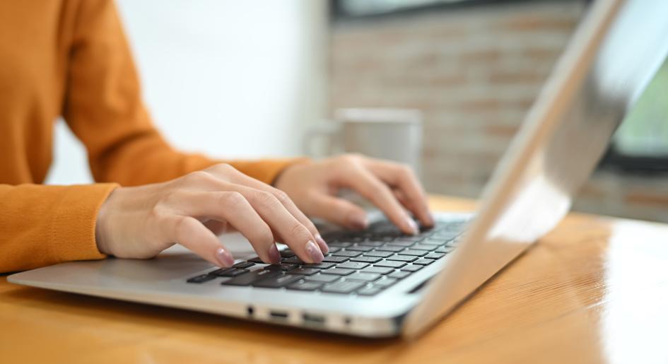 Person at laptop