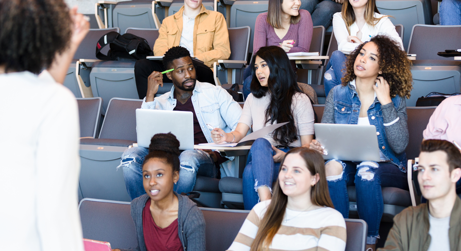 law students in lecture hall