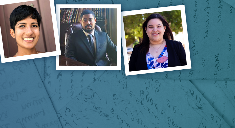 Competition winners Christina John, Hakeem Muhammad, and Dianna Sauceda-Chirinos