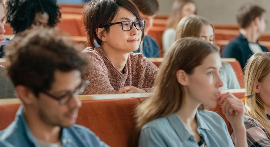 Law students in lecture hall