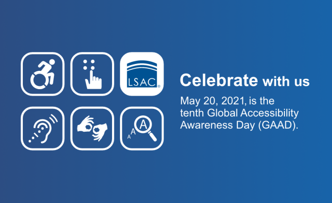 Celebrate with us. May 20, 2021 is the tenth Global Accessibility Awareness Day (GAAD).