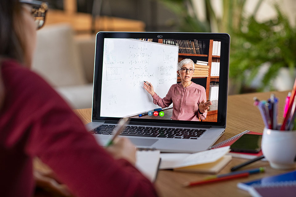 Person using laptop